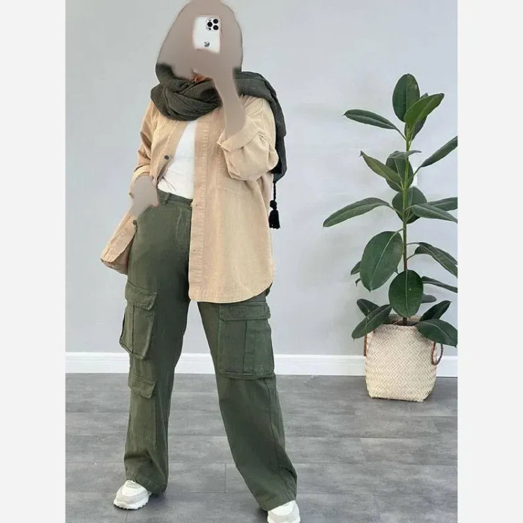شومیز تابستونه لینن شقایق فری سایز رنگ شکلاتی نسکافه ای طوسی