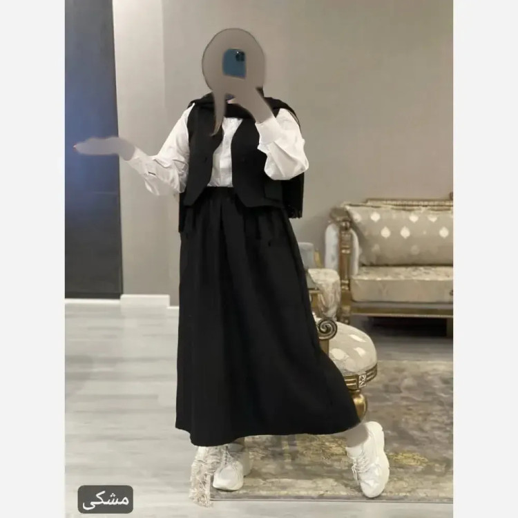 ست سه تیکه آیلار شانتون صوفیا و شومیز تترون سایز 36 تا 46