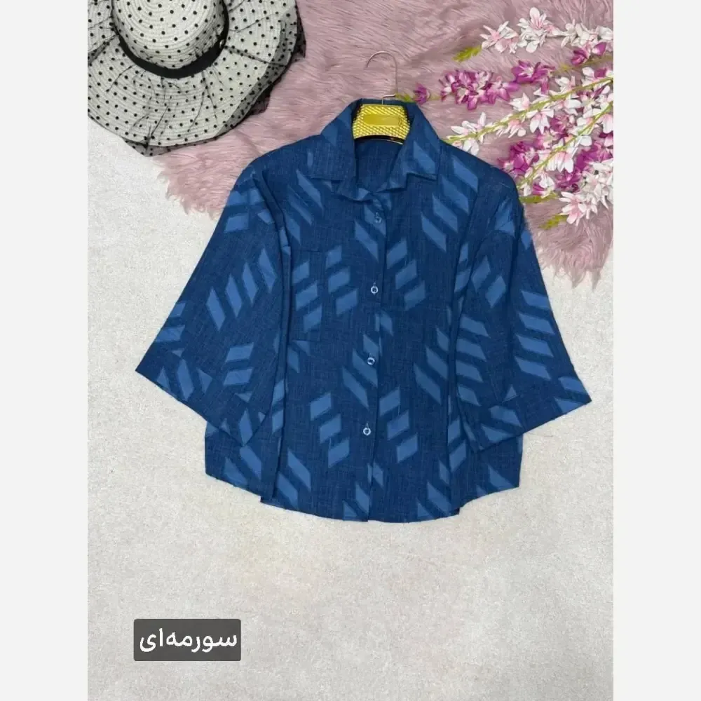 شومیز باکسی شانتون زنانه فری سایز