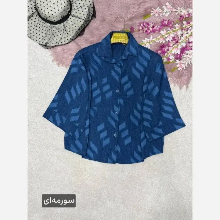 شومیز باکسی شانتون زنانه فری سایز