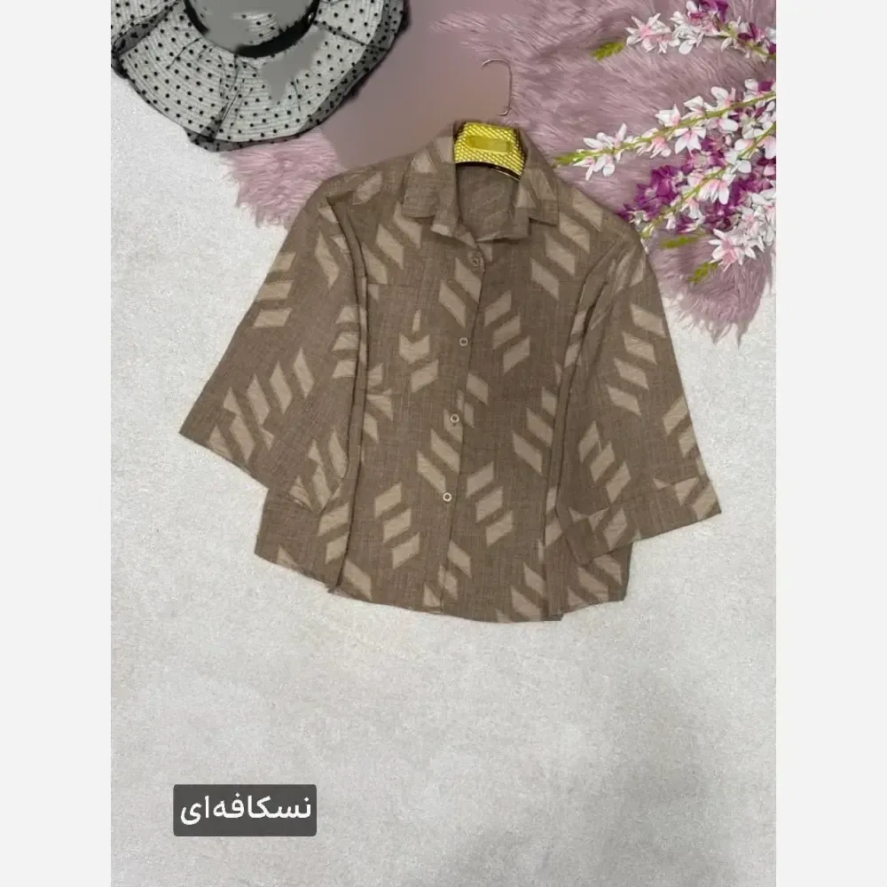 شومیز باکسی شانتون زنانه فری سایز