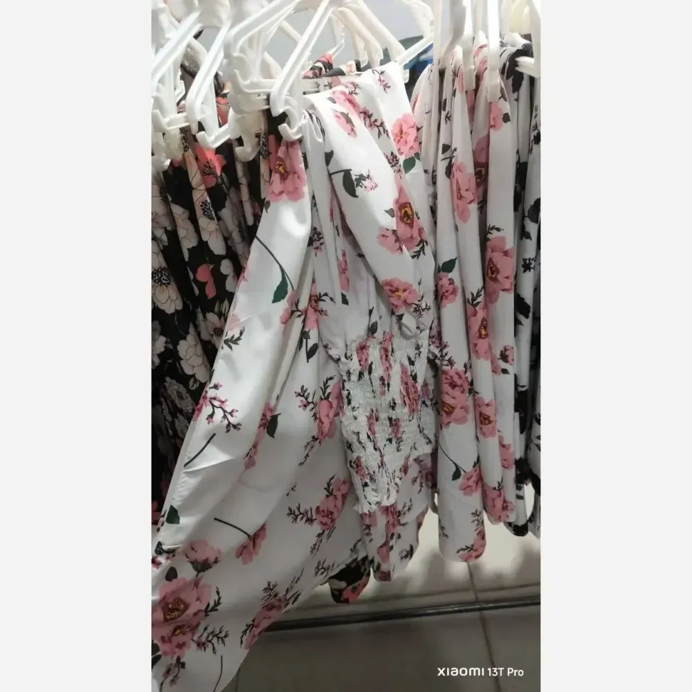 سارافون ساحلی گل فلامنت و لنین زنانه سایز 38 تا 46