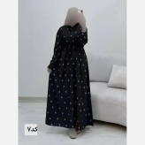 پیراهن ساحلی الماس جنس کرپ بوگاتی درجه یک