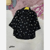 شومیز عروسکی بابونه جنس پری شیشه ای درجه یک فری سایز