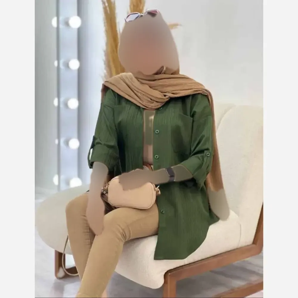 شومیز زنانه مدل ستایش جنس آیوا فری سایز تا 46