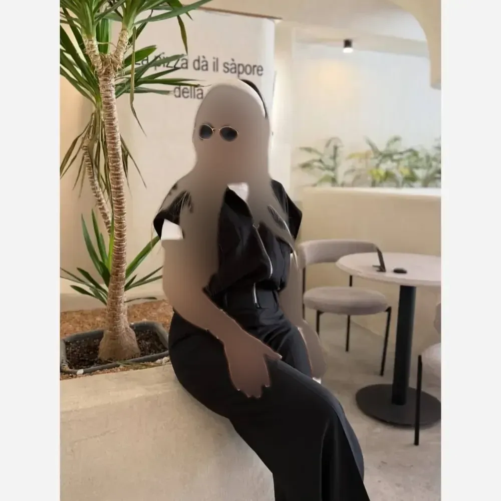 ست ست بامبر و شلوار زنانه جنس بزیاق فری سایز تا 48