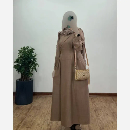 مانتو بلند زنانه جنس صوفیا زیپی فری سایز تا 48 رنگ بندی متنوع