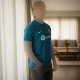 تیشرت بارسا نخ پنبه درجه یک مردانه رنگ بندی متنوع سایز بزرگ