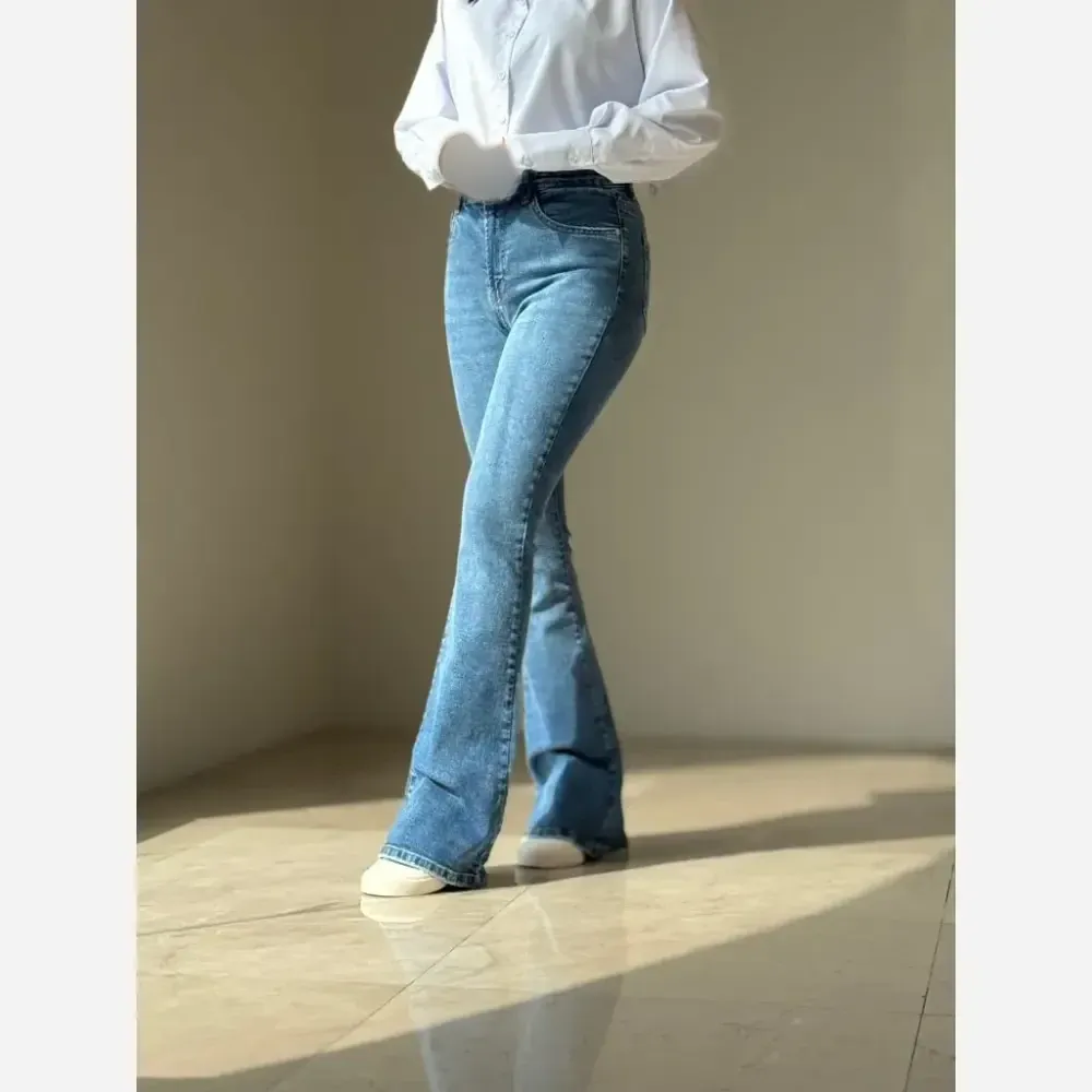 شلوار جین زنانه بوتکات ترک قد 103