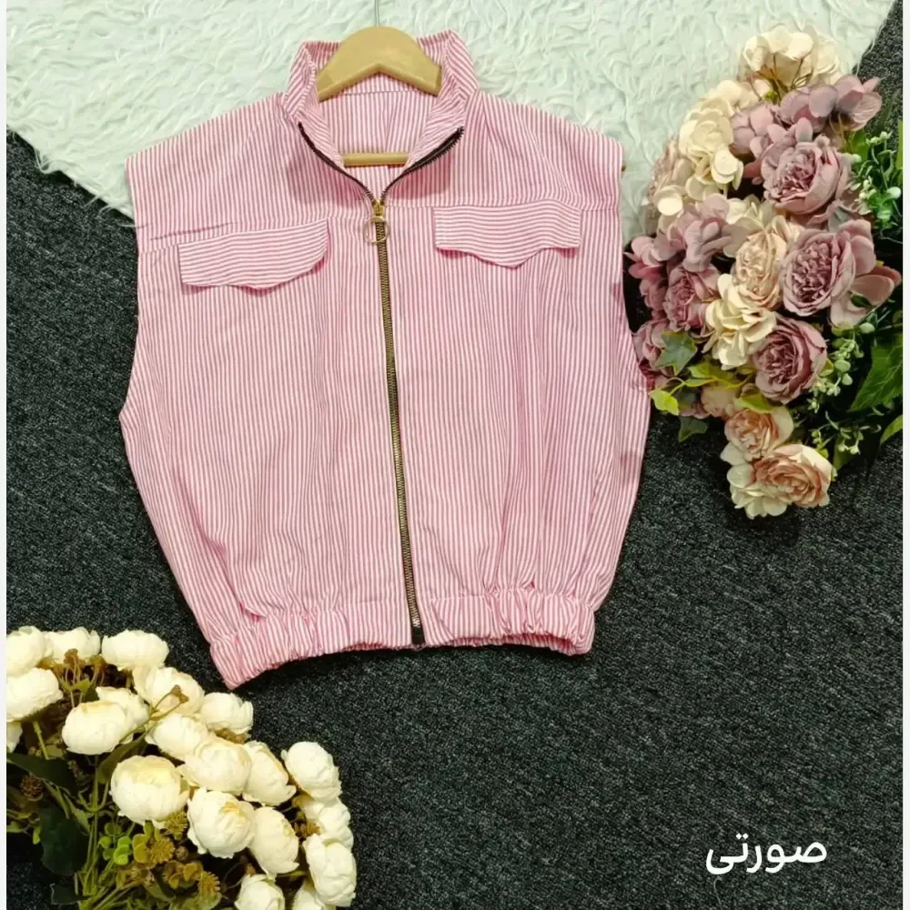 وست دخترونه لنین نخ درجه یک فری سایز 38 تا 46