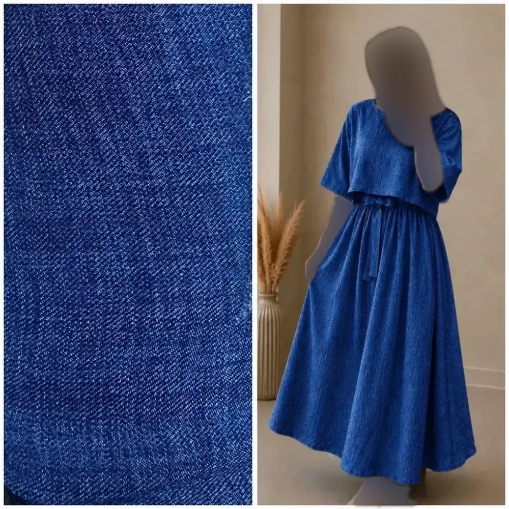 شنل سارافون زنانه آنا جنس شانتون کتان سایز 38 تا 46 رنگ بندی متنوع