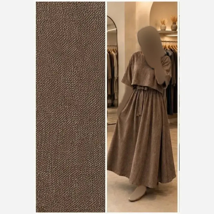 شنل سارافون زنانه آنا جنس شانتون کتان سایز 38 تا 46 رنگ بندی متنوع