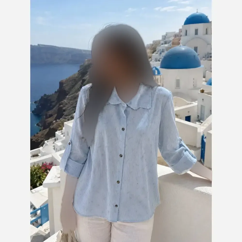 شومیز زنانه میو میو جنس سوپر آیراش درجه یک فری سایز