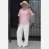 پلوشرت زنانه پولکی تابستانه فری سایز رنگی
