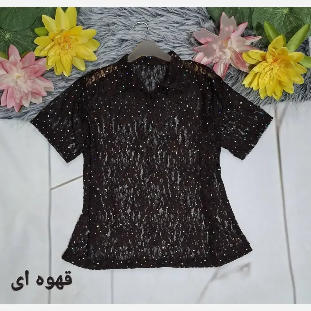 پلوشرت زنانه پولکی تابستانه فری سایز رنگی