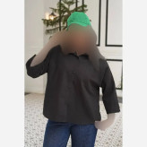 شومیز مانتویی لنین ترک درجه یک فری سایز رنگ بندی متنوع