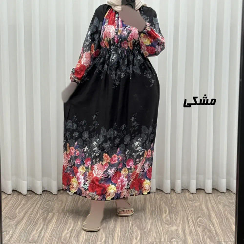 پیراهن ساحلی زنانه نخی فری سایز مناسب تا سایز 48
