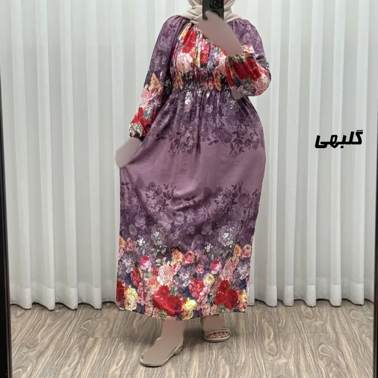 پیراهن ساحلی زنانه نخی فری سایز مناسب تا سایز 48