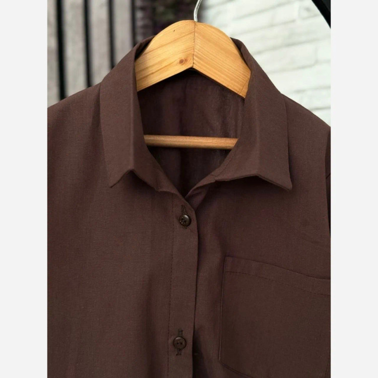 ست شومیز شلوار دخترانه پلنگی جنس لنین و کتان لایس سایز 50 تا 65