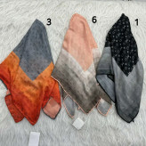مینی اسکارف نخی طرحدار لویی ویتون قواره 70 در 70 سانتی متر