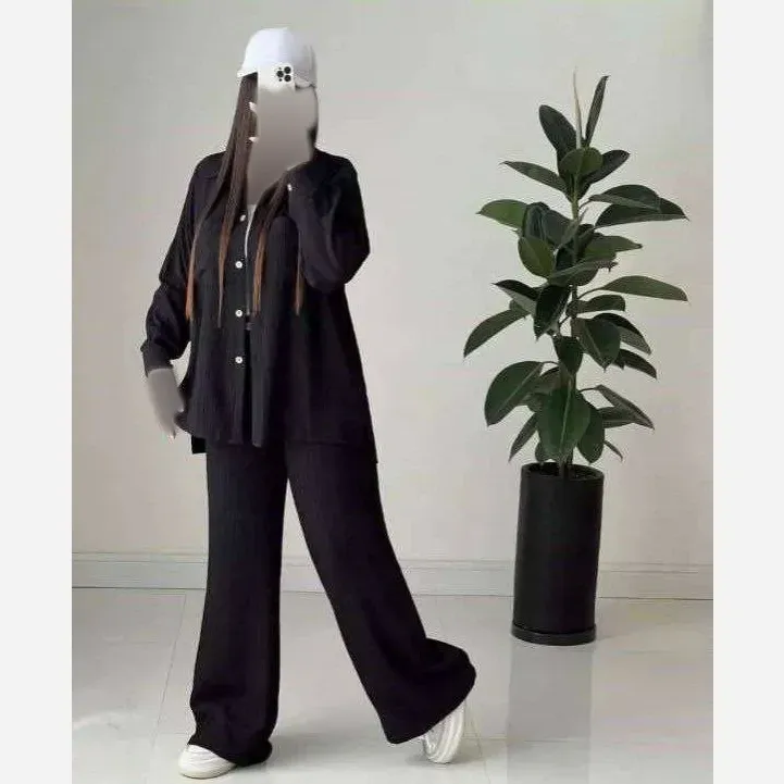 ست مانتو و شلوار زنانه سوپر آیوا درجه یک رنگ سفید فری سایز