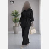 ست مانتو و شلوار شانتون گرم بالا درجه یک فری سایز 38 تا 48