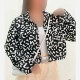 شومیز کراپ زنانه جنس کراش جیبدار خنک تابستانی فری سایز