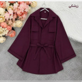 مانتو داکرون کمرگت زنانه رنگی سایز 1 و 2