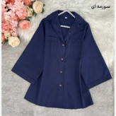 شومیز باکسی جیب دوبل داکرون زنانه