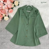 شومیز باکسی جیب دوبل داکرون زنانه