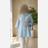 شومیز باکسی جیب دوبل داکرون زنانه