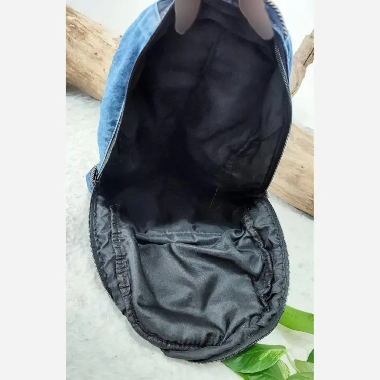 کوله پشتی لی مدل یکتا جنس جین ابی رنگ