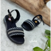 صندل طبی زنانه مدل هپی مروارید رویه چرم صنعتی زیره PU