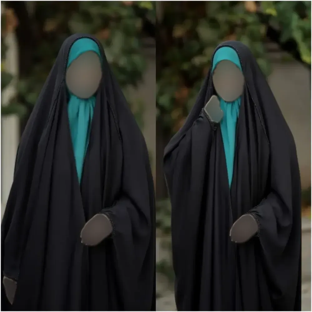 چادر جده مرواریدی مشکی جنس کن کن ندا مروارید