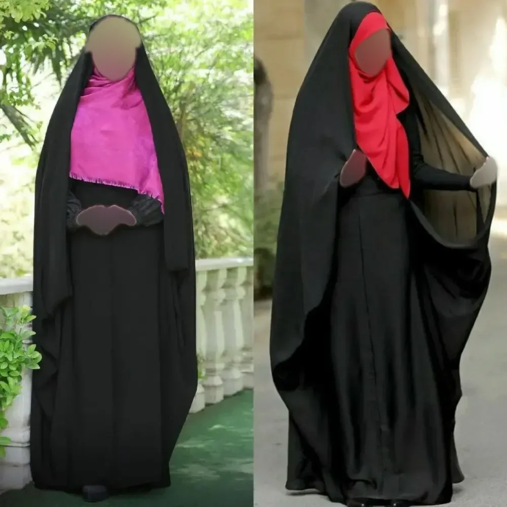 چادر کمری مدل حسنا سوپر ژرژت رنگ مشکی