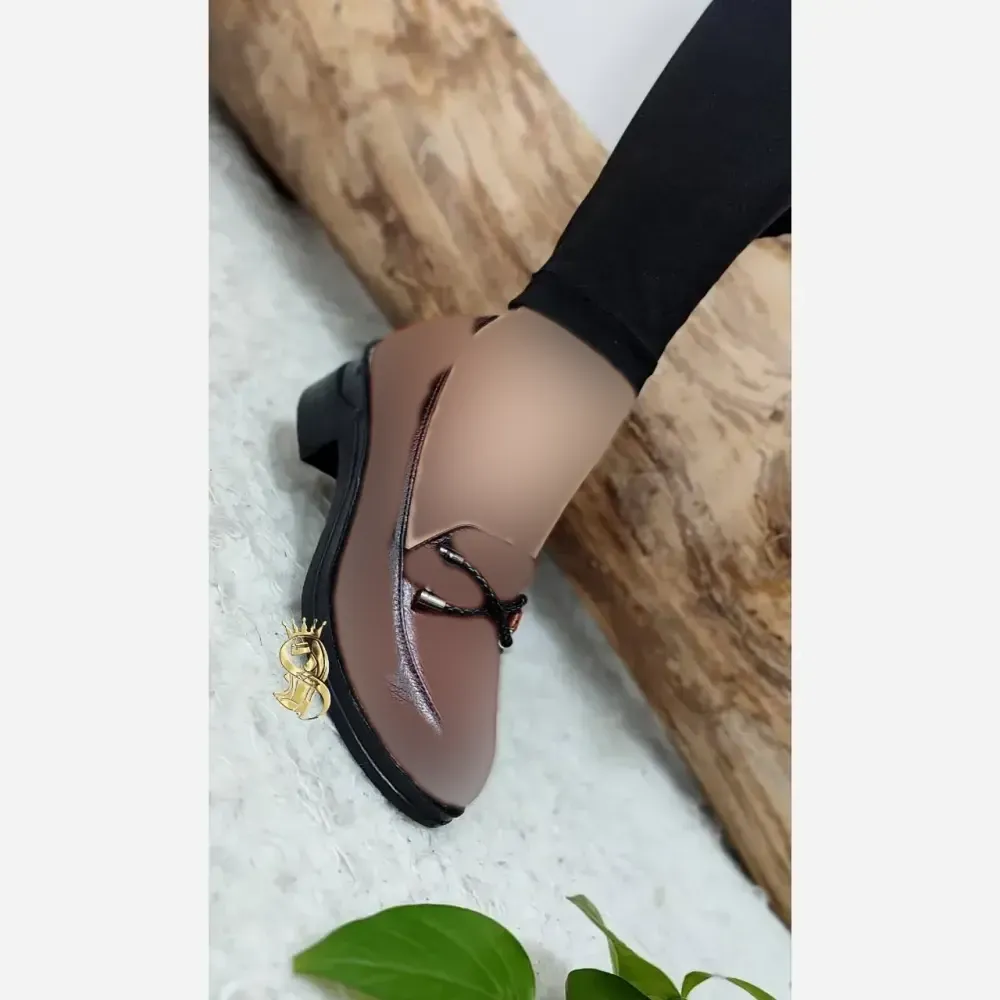 کفش طبی زنانه چرم مدل گانتی لبخند