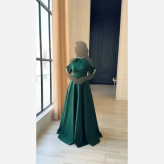 لباس مجلسی زنانه جنس مازاراتی اعلا قد 160 سنگدوزی شده