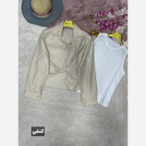 ست دوتیکه گره ای دلا جنس صوفیا نگین دار فری سایز