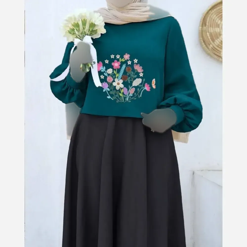 ست رویه و سارافون گلدوزی شده مازراتی فری سایز