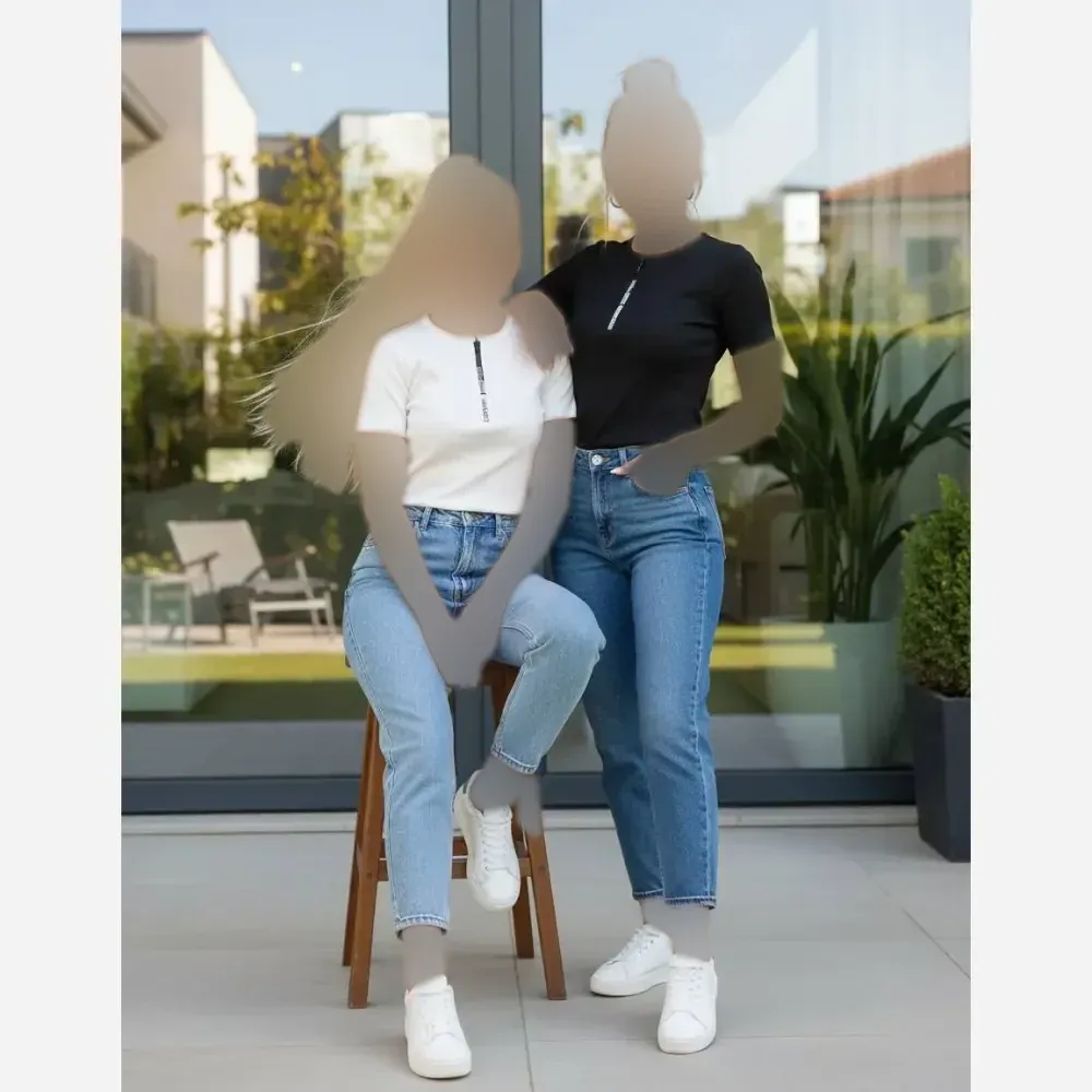 تیشرت نیم زیپ زنانه جنس فانریپ پنبه کبریتی فری سایز