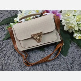 کیف شادگان چرم نانسی سایز 10 در 20 رنگ مشکی سفید کرم