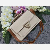 کیف شادگان چرم نانسی سایز 10 در 20 رنگ مشکی سفید کرم