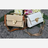 کیف شادگان چرم نانسی سایز 10 در 20 رنگ مشکی سفید کرم