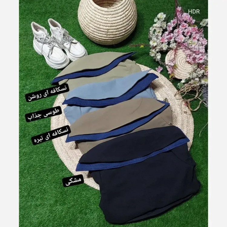 کت کتی فرخ جنس کتان کشی اعلا رنگ مشکی طوسی نسکافه ای سایز 38 تا 46