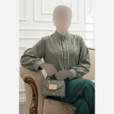 شومیز لینن مدل لارا تک سایز 36 تا 50 رنگبندی پاستیلی
