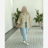 شومیز لینن مدل لارا تک سایز 36 تا 50 رنگبندی پاستیلی