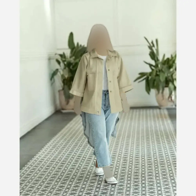 شومیز لینن مدل لارا تک سایز 36 تا 50 رنگبندی پاستیلی