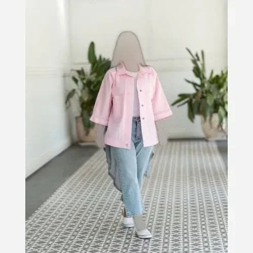 شومیز لینن مدل لارا تک سایز 36 تا 50 رنگبندی پاستیلی