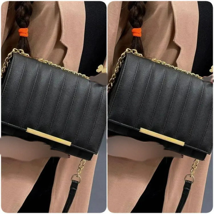 کیف چرم لنسر رنگ مشکی کیفیت اصلی