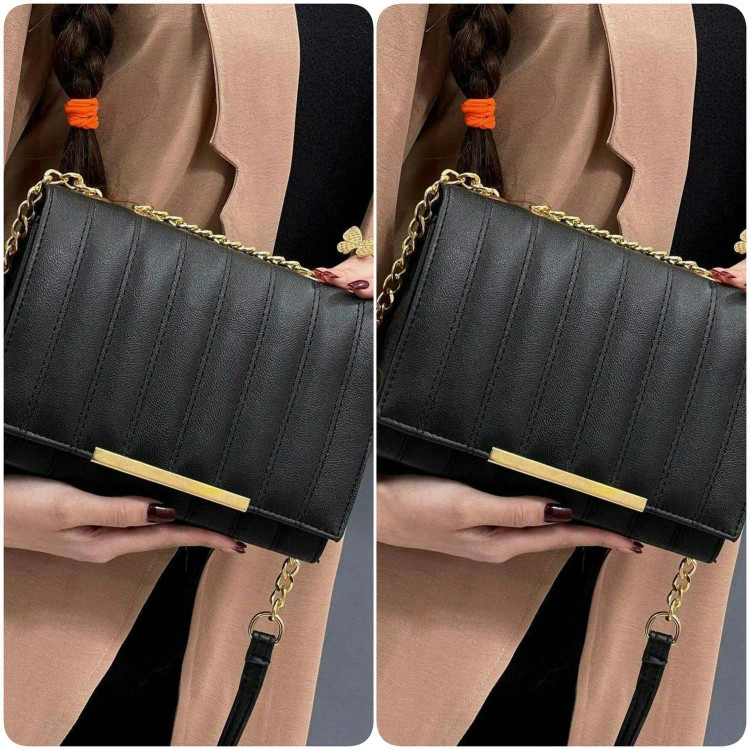 کیف چرم لنسر رنگ مشکی کیفیت اصلی